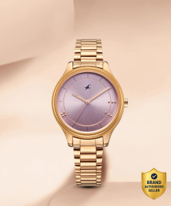 Fastrack Fastrack Stunners Lavender Dial Rose Gold MetalStrap Analog Watch  - For Girls