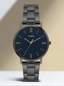 TIMEX Blue Dial Stainless Steel Analog Watch  - For Men