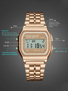 ashu info GASIO-RGOLD GASIO-RGOLD Digital Watch  - For Women