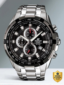 CASIO Edifice EF-539D-1AVDF Black Dial Steel Watch - Image 6