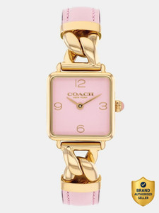 COACH CASS Coach Cass Qtz Basic Mini Blush Square Dial Women's Watch - 14504556 Automatic Analog Watch - For Women