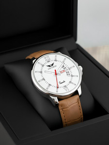 LOIS CARON LCS-4116 Elegant Series Round Dial Day & Date Quartz Analog Watch for Men Analog Watch - For Men