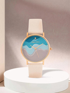 Joker & Witch Joker & Witch Summer Blue Dial Beige Faux Leather Analogue Watch for Women Analog Watch  - For Women