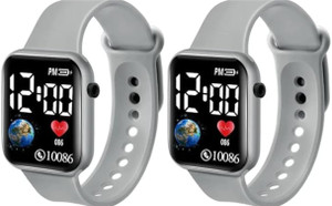 KIMY Kids' sports watch: good quality silicone LED digital display The most recent and cutting-edge design for a black LED display. Digital Watch - For Boys & Girls