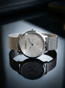 Americanviber FDS Diamond CVD Fitting Premium Full Silver Men’s Watch with Adjustable Belt Analog Watch - For Men