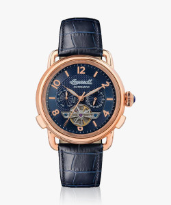 Ingersoll I00902B Automatic Blue Dial With Lifetime Warranty घड़ी - पुरुषों के लिए