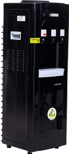 Blue Star Water Dispenser with Refrigerator - Black Color-B0999P3T1R Bottom Loading Water Dispenser
