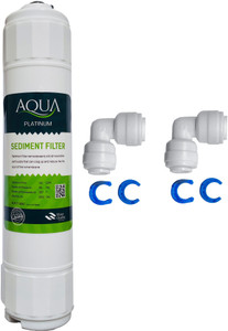 AkuaBeat Platinum Inline Sediment Filter 10” Compatible with All RO Water Purifier. Solid Filter Cartridge
