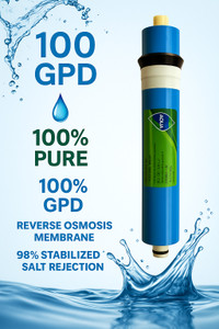 TSP AQUA (100 GPD) RO High 3000 TDS Membrane Spare for All Type of RO Water Purifier Solid Filter Cartridge