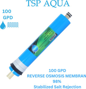 TSP AQUA 100 GPD RO Genuine Membrane Filter Cartridge-Reduce TDS by 98%Compatible with RO Solid Filter Cartridge