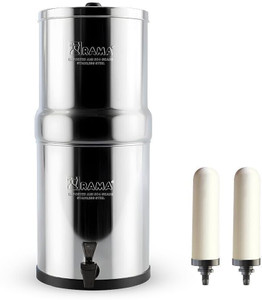 Rama by RAMA Water Purifier, 12-Litre Storage 304-Grade Stainless with 7 inch Candles 2 Pcs Solid Filter Cartridge