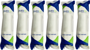 AQUANZA PUROSIS 6 pcs 10'' PP Spun Filter Candle For All Types Of Ro Water Purifier Solid Filter Cartridge 5, Pack of 6