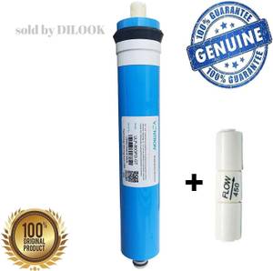 DILOOK 100% Orignal 80GPD Vontron Membrane with FR suitable for all kind of domestic RO water purifier/Can works on TDS upto 2000 Max capacity 303 Lit