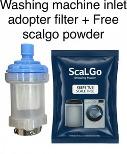 SUPERFLIP by Superflip Water Filter Softener Cartage for Washing Machine +(100Gm Scale Remover Free) Solid Filter Cartridge