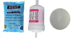 AQUANZA KENT gold original Spare Kit UF membrane, carbon pack & Sediment Solid Filter Cartridge