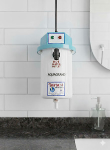 Aquagrand 1 L Portable Instant Water Geyser for Kitchen,Bathroom,Saloon,Office,Restaurant 1 L Instant Water Geyser