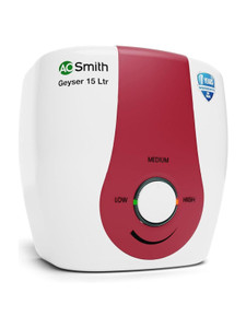 AO Smith 15L Storage Water Geyser (Green, 3kW) - Image 1
