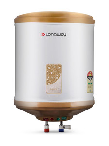 Longway Superb 10 L Storage Water Geyser 5 Star BEE Energy Rating | Multi Safety Functions