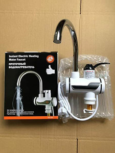 Rishikaenterprises 1L Instant Water Geyser Heater Electric Tap Warm Water Kitchen Heating Fast 12 1 L Instant Water Geyser