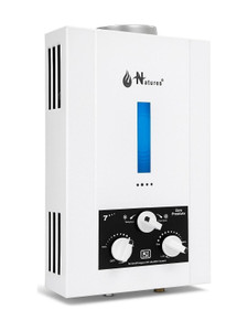 Natures Hydro Heat 707 DLX 7.5L Instant LPG Gas Geyser | ISI Certified Gas Water Heater 7.5 L Gas Water Geyser