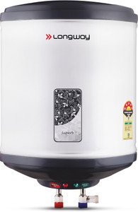 Longway 10 L Storage Water Geyser (Superb, Gray)