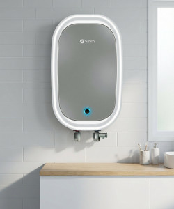 AO Smith FORCENXT-005L 5 L Instant Water Geyser | 3kW | Shock-proof outer body | Designed for high rise buildings with 6.5 bar pressure rating | Made for Kitchen and Bathroom