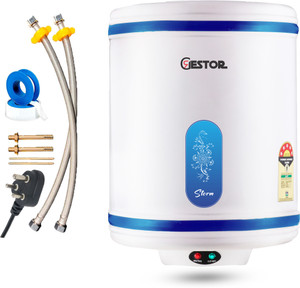 GESTOR 10 L Storage Water Geyser (STORM, White, Blue)