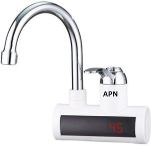 APN Instant Heating Tap - Wall Mounted With Temperature Display Tankless Instant Water Geyser