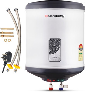 Longway 25 L Storage Water Geyser (Superb, Gray)