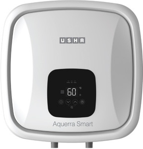 USHA AQUERRA SMART 25L 25 L Storage Water Geyser | 5 Star BEE Energy Rating | Glassline Coated Tank