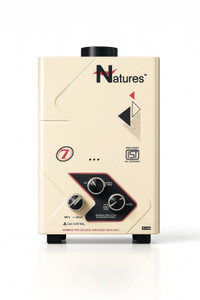 Natures Nature's Gas Hydro Heat 707 DLX White 7 L Gas Water Geyser