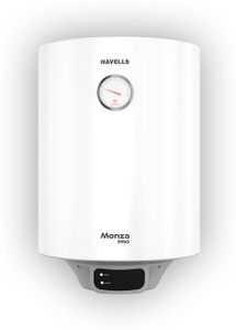 HAVELLS Monza 10 L Storage Water Geyser | 4 Star BEE Energy Rating | Glassline Tanked