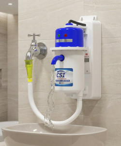 CSI INTERNATIONAL 1L INSTANT WATER PORTABLE HEATER GEYSER SHOCK PROOF PLASTIC BODY WITH INSTALLATION KIT 1 YEAR WARRANTY 1 L Instant Water Geyser