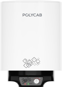 Polycab 10 L Storage Water Geyser (Celestia - 5 Star | Glasslined Coated Tank, White)