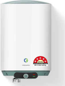 CG MAGNAMIX 15 L Storage Water Geyser | 5 Star BEE Energy Rating | Glassline Tanked
