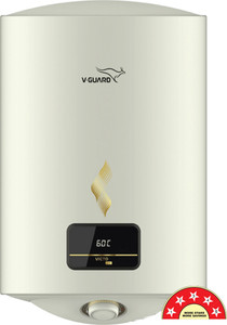 V-Guard 10 L Storage Water Geyser with Flexi Pipes (Victo DG 10L Litre, 5 Star, White)