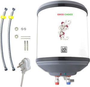 good choice 25 L Storage Water Geyser (WILLSON SERIES WITH INLET OUTLET PIPE AND ASSEMBLY KIT, WHITE GREY)