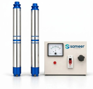 Sameer I-Flo V4 1 HP Submersible Pump with Control Panel Submersible Water Pump