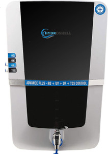 Hydroshell Water Purifier  With Mineral Filter 12 L RO + UV + UF + TDS Water Purifier