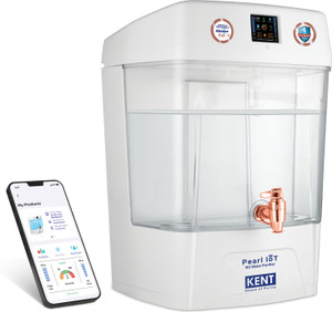 KENT Pearl IoT 11 L RO + UV + UF + Copper + Alkaline + TDS Control Water Purifier
