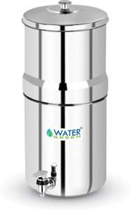 WATER GREEN Stainless Steel Jointless 34 L Gravity Based Water Purifier