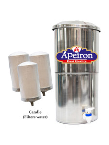 Apeiron Stainless Steel 24 Ltr Water Purifier 24 L Gravity Based Water Purifier