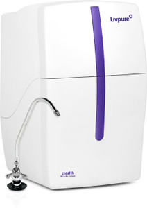 LIVPURE STEALTH 7 L RO + UV + Copper Water Purifier Under the Sink | Suitable for all - Borewell, Tanker, Municipality Water