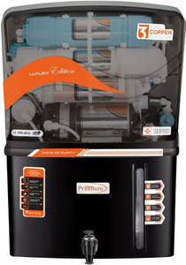 Havok Copper Purification Water purifier 9 stage 15 L RO + UF + UV + Copper + Alkaline + Mineralizer Water Purifier