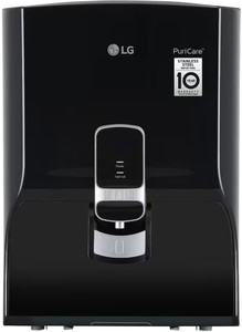 LG WW131NP 8 L RO Water Purifier Dual Protection Airtight Stainless Steel Tank | Pre-Sediment Filter Free | Multi Stage Filtration | Wall Mount | Suitable for all - Borewell, Tanker, Municipality Water