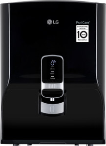 LG WW152NT 8 L RO + UV Water Purifier Dual Protection Airtight Stainless Steel Tank | Digital Sterilizing care | Wall Mount | Multi Stage Filtration Process | Suitable for all - Borewell, Tanker, Municipality Water