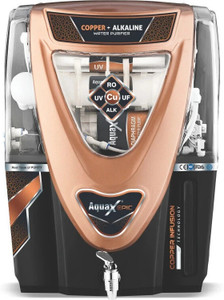 AQUA Epic Black Copper Model 15 L RO + UV + UF + Copper + TDS Control Water Purifier