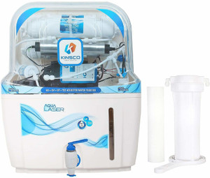 Kinsco Style Copper 15 L RO + UV + UF + Minerals + Copper Water Purifier with Prefilter