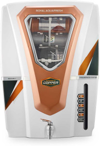 Royal Aquafresh Esc Aura Epic Golden 12 L RO + UV + UF + Copper + Alkaline Water Purifier with Prefilter