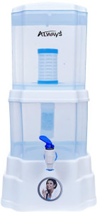 Always Gravity Water Purifier Non-Electric 15LStorage White 15 L Gravity Based Water Purifier